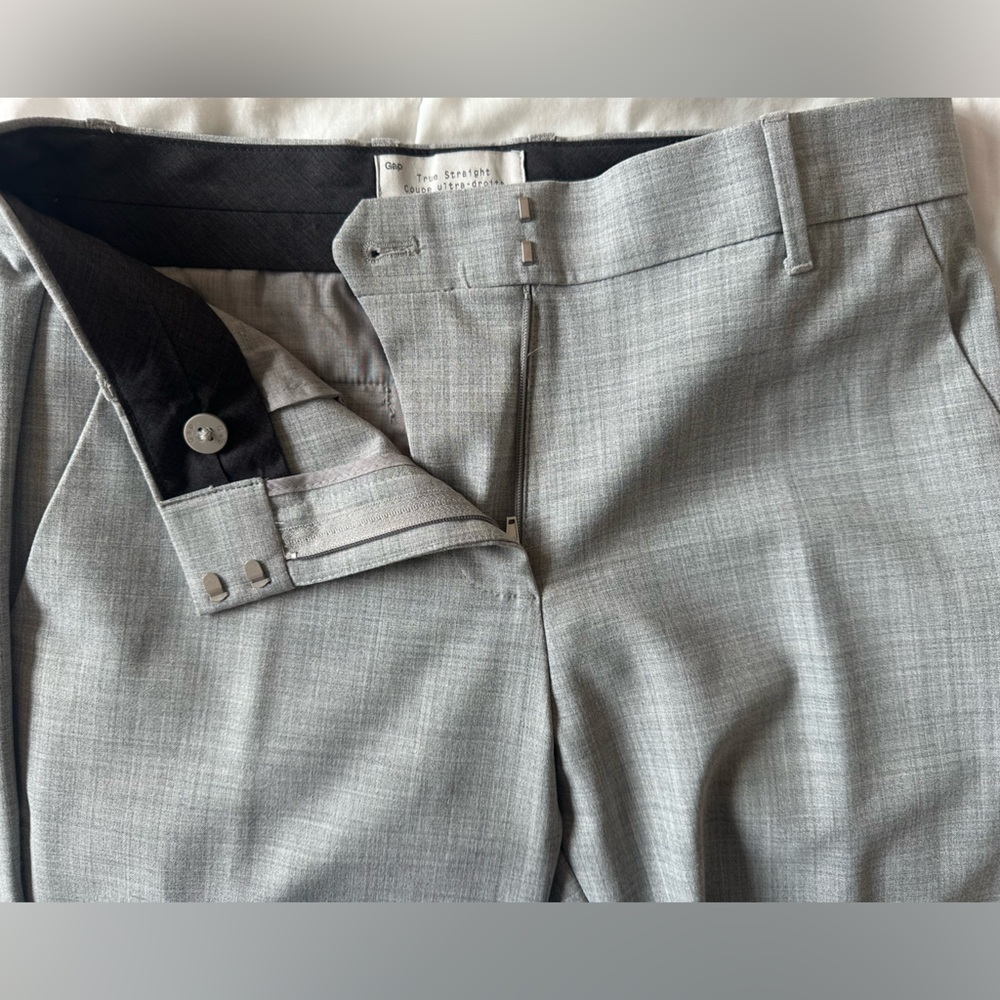 Gray Plaid Women’s Suit Pants
